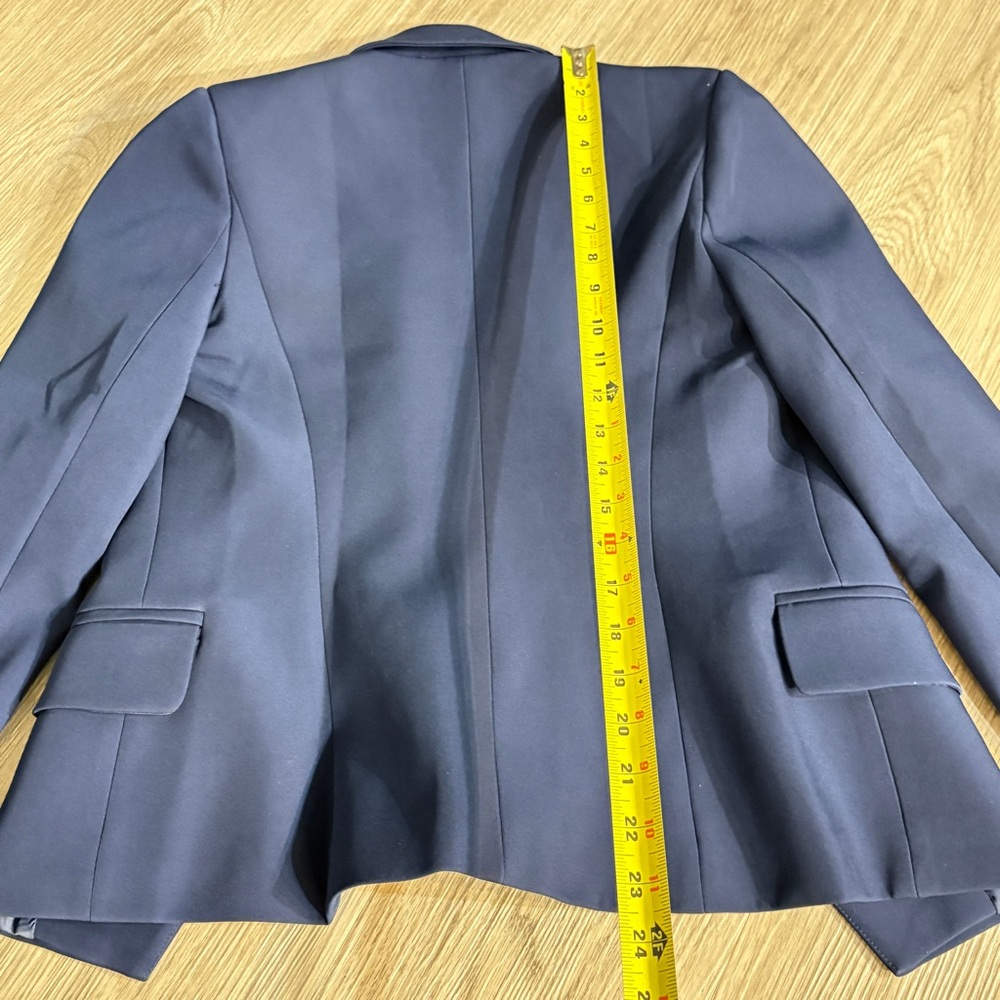 Double Breast Navy Women's Blazer with Gold Buttons Size S - Picture 5 of 10